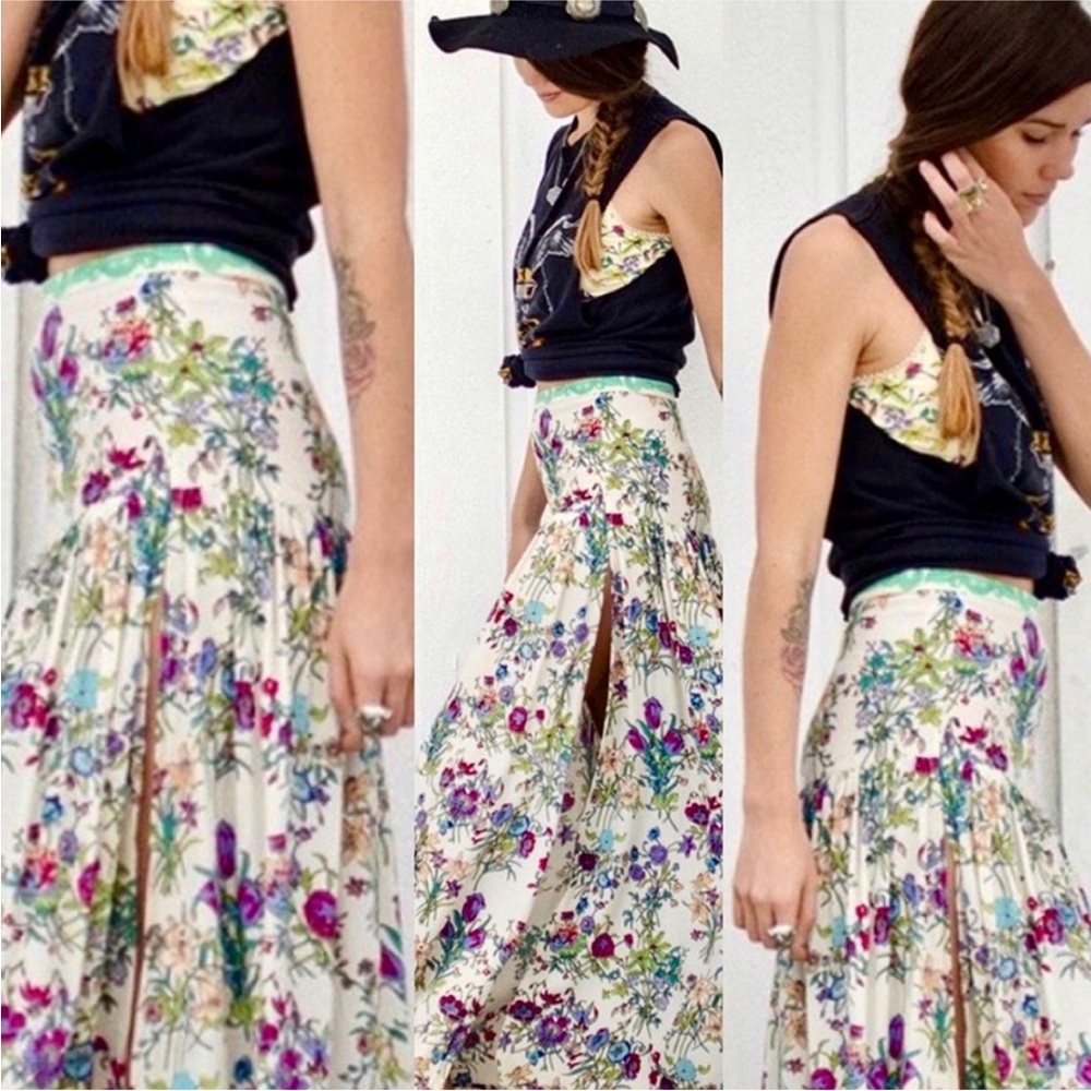 Vintage rare Spell & the Gypsy maxi skirt - Picture 2 of 6
